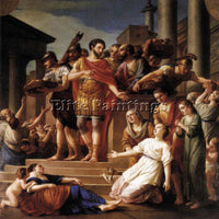 JOSEPH-MARIE VIEN MARCUS AURELIUS DISTRIBUTING BREAD TO THE PEOPLE REPRODUCTION