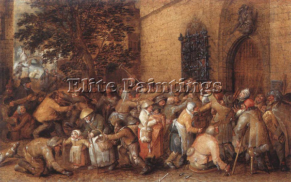 VINCKBOOMS DAVIDDISTRIBUTION OF LOAVES TO THE POOR ARTIST PAINTING REPRODUCTION