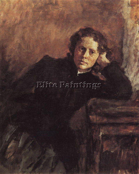 VALENTIN SEROV BY THE WINDOW PORTRAIT OF OLGA TRUBNIKOVA 1885 PAINTING HANDMADE