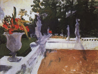 VALENTIN SEROV PORTICO WITH A BALUSTRADE ARKHANGELSK 1903 ARTIST PAINTING CANVAS