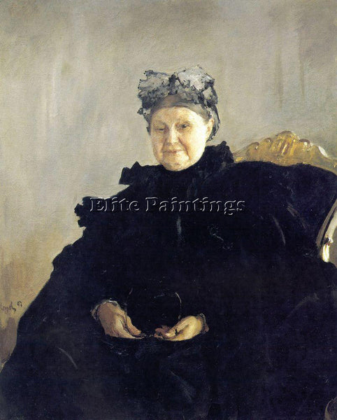 VALENTIN SEROV PORTRAIT OF MARIA MOROZOVA 1897 ARTIST PAINTING REPRODUCTION OIL