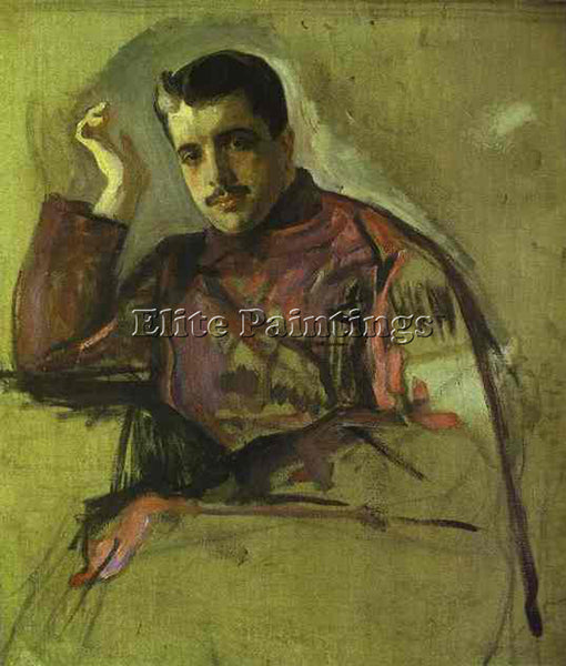 VALENTIN SEROV PORTRAIT OF SERGEI DIAGHILEV 1904 ARTIST PAINTING HANDMADE CANVAS