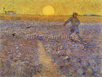 VAN GOGH SOWER WITH SETTING SUN ARTIST PAINTING REPRODUCTION HANDMADE OIL CANVAS