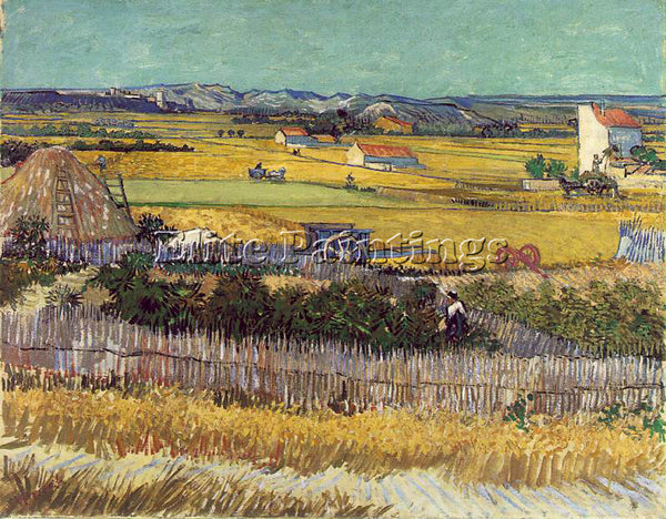 VAN GOGH THE HARVEST ARTIST PAINTING REPRODUCTION HANDMADE OIL CANVAS REPRO WALL