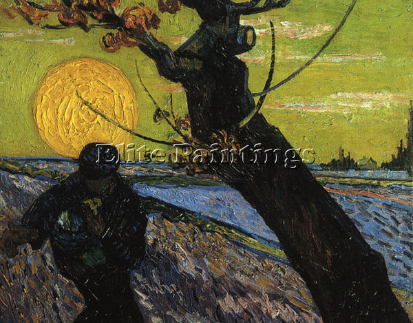 VINCENT VAN GOGH THE SOWER 1888 ARTIST PAINTING REPRODUCTION HANDMADE OIL CANVAS