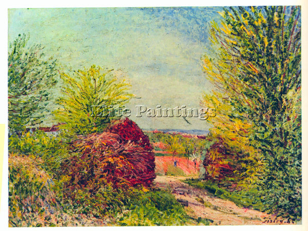 ALFRED SISLEY VENEUX NADON IN THE SPRING ARTIST PAINTING REPRODUCTION HANDMADE