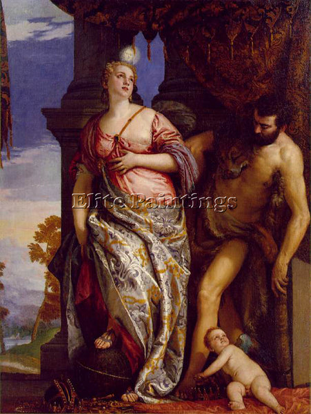 PAOLO VERONESE ALLEGORY OF WISDOM AND STRENGTH ARTIST PAINTING REPRODUCTION OIL