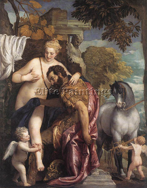 PAOLO VERONESE MARS AND VENUS UNITED BY LOVE ARTIST PAINTING HANDMADE OIL CANVAS