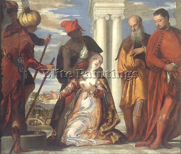 PAOLO VERONESE THE MARTYRDOM OF ST JUSTINE ARTIST PAINTING REPRODUCTION HANDMADE