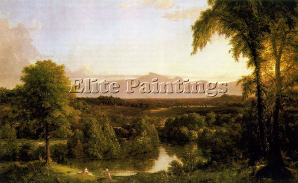 THOMAS COLE VIEW ON THE CATSKILL EARLY AUTUMN ATC ARTIST PAINTING REPRODUCTION