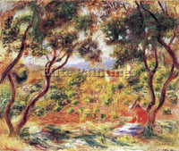 RENOIR VINES AT CAGNES ARTIST PAINTING REPRODUCTION HANDMADE CANVAS REPRO WALL