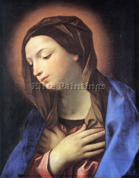 GUIDO RENI VIRGIN OF THE ANNUNCIATION ARTIST PAINTING REPRODUCTION HANDMADE OIL