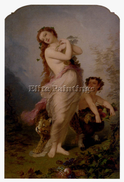 FRENCH VOILLEMOT ANDRE CHARLES ALLEGORY OF AUTUMN ARTIST PAINTING REPRODUCTION