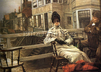 JAMES JACQUES-JOSEPH TISSOT WAITING FOR THE FERRY 2 ARTIST PAINTING REPRODUCTION
