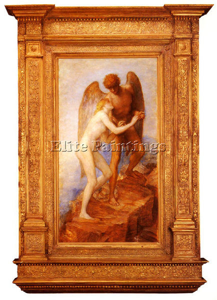WATTS GEORGE FREDERICK LOVE AND LIFE ARTIST PAINTING REPRODUCTION HANDMADE OIL