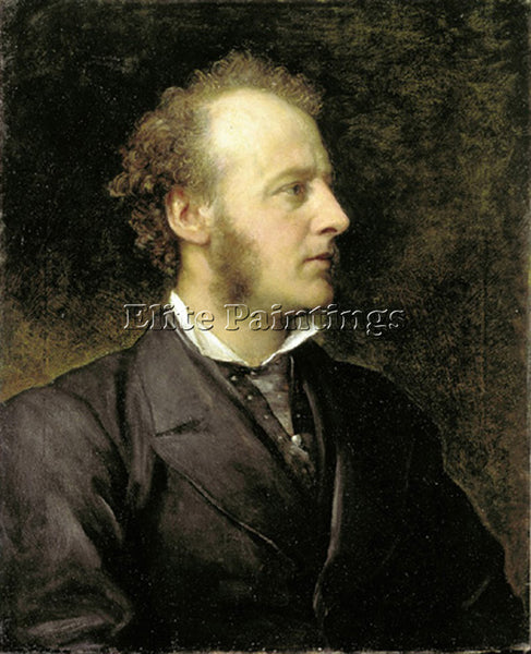 WATTS GEORGE FREDERICK  PORTRAIT OF SIR JOHN EVERETT MILLAIS 1871 ARTIST CANVAS