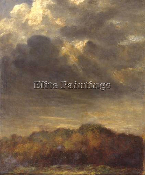 WATTS GEORGE FREDERICK  STUDY OF CLOUDS C1890 1900 ARTIST PAINTING REPRODUCTION