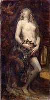 WATTS GEORGE FREDERICK  THE TEMPTATION OF EVE ARTIST PAINTING REPRODUCTION OIL