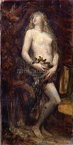 WATTS GEORGE FREDERICK  THE TEMPTATION OF EVE ARTIST PAINTING REPRODUCTION OIL