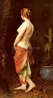 BELGIAN WAUTERS CAMILLE STANDING NUDE ARTIST PAINTING REPRODUCTION HANDMADE OIL