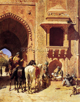EDWIN LORD-WEEKS GATE OF THE FORTRESS AT AGRA INDIA ARTIST PAINTING REPRODUCTION