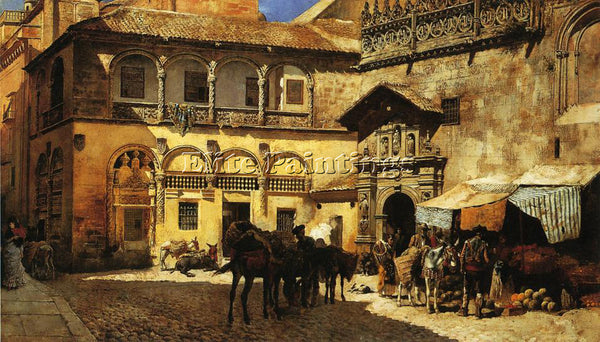 WEEKS LORD MARKET SQUARE IN FRONT SACRISTY AND DOORWAY CATHEDRAL GRANADA ARTIST