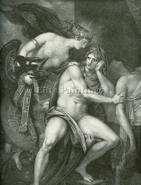BENJAMIN WEST THETIS BRINGING THE ARMOR TO ACHILLES 1 ARTIST PAINTING HANDMADE