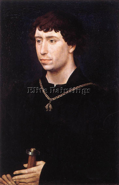 VAN DER WEYDEN PORTRAIT OF CHARLES THE BOLD C 1460 ARTIST PAINTING REPRODUCTION