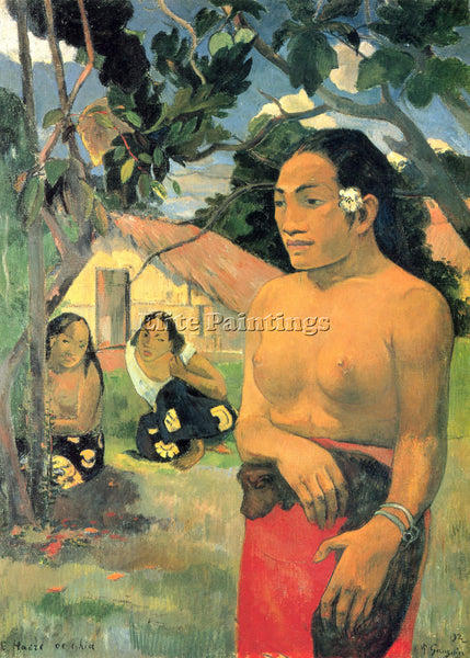 GAUGUIN WHERE DO YOU ARTIST PAINTING REPRODUCTION HANDMADE OIL CANVAS REPRO WALL