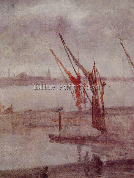 WHISTLER JAMES ABBOTT MCNEILL CHELSEA WHARF GREY AND SILVER ARTIST PAINTING OIL
