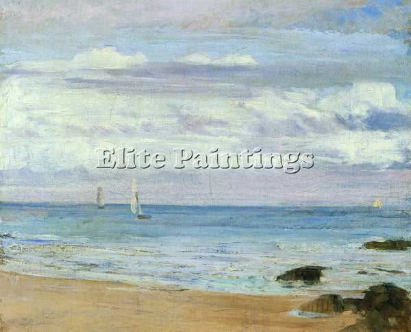 WHISTLER JAMES ABBOTT MCNEILL  BLUE AND SILVER TROUVILLE ARTIST PAINTING CANVAS