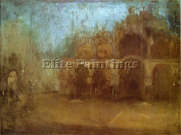WHISTLER JAMES ABBOTT MCNEILL  NOCTURNE BLUE AND GOLD ST MARK S VENICE PAINTING