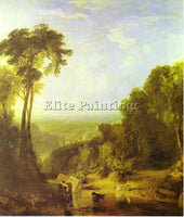 WILLIAM TURNER CROSSING THE BROOK ARTIST PAINTING REPRODUCTION HANDMADE OIL DECO