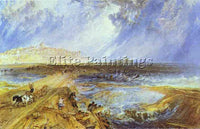 WILLIAM TURNER RYE SUSSEX ARTIST PAINTING REPRODUCTION HANDMADE OIL CANVAS REPRO