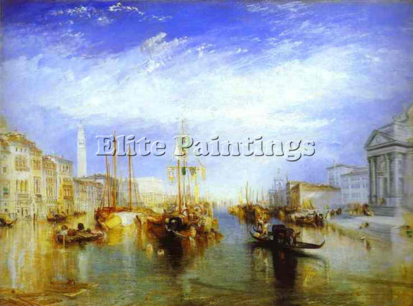WILLIAM TURNER THE GRAND CANAL VENICE ARTIST PAINTING REPRODUCTION HANDMADE OIL