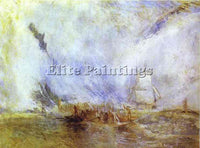WILLIAM TURNER WHALERS ARTIST PAINTING REPRODUCTION HANDMADE CANVAS REPRO WALL
