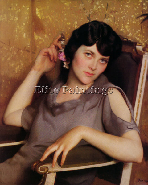 WILLIAM MCGREGOR PAXTON PRETTY GIRL ORIDLENESS 1926 ARTIST PAINTING REPRODUCTION