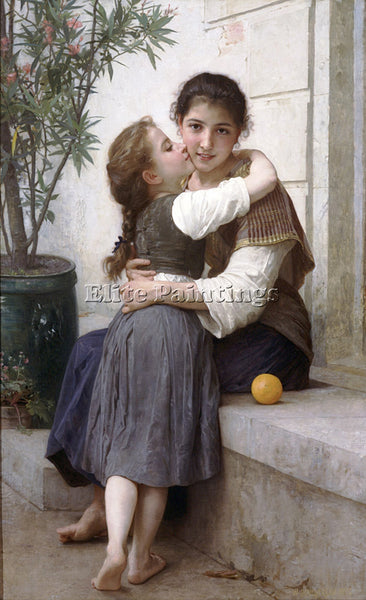 WILLIAM-ADOLPHE BOUGUEREAU CALINERIE ARTIST PAINTING REPRODUCTION HANDMADE OIL