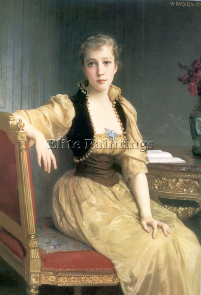 WILLIAM-ADOLPHE BOUGUEREAU LADY MAXWELL 1890 129 2X89 2CM ARTIST PAINTING CANVAS