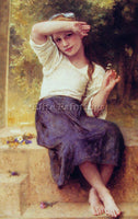 WILLIAM-ADOLPHE BOUGUEREAU MARGUERITE ARTIST PAINTING REPRODUCTION HANDMADE OIL