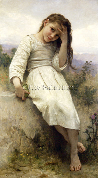 WILLIAM-ADOLPHE BOUGUEREAU THE LITTLE MARAUDER 1900 ARTIST PAINTING REPRODUCTION