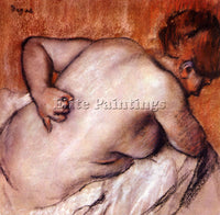 DEGAS WOMANS BACK ARTIST PAINTING REPRODUCTION HANDMADE CANVAS REPRO WALL DECO