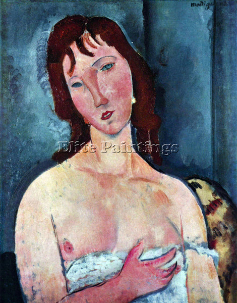 AMEDEO MODIGLIANI YOUNG FRAU  ARTIST PAINTING REPRODUCTION HANDMADE CANVAS REPRO