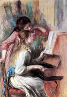 RENOIR YOUNG GIRLS AT THE PIANO 1  ARTIST PAINTING REPRODUCTION HANDMADE OIL ART
