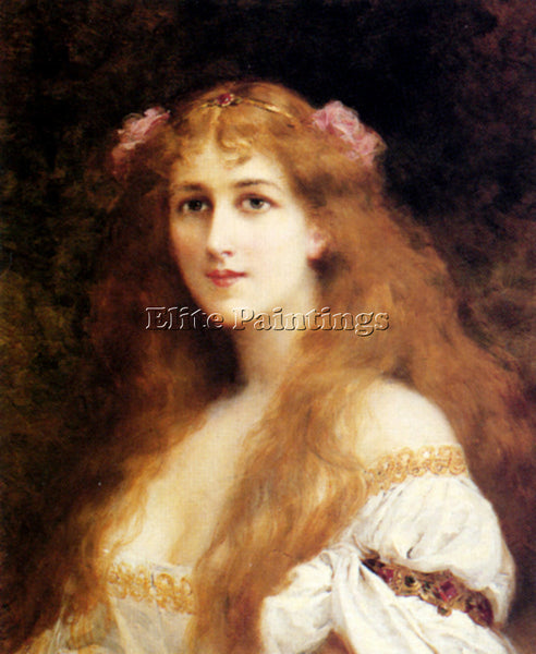 ZIER FRANCIS EDOUARD OPHELIA ARTIST PAINTING REPRODUCTION HANDMADE CANVAS REPRO