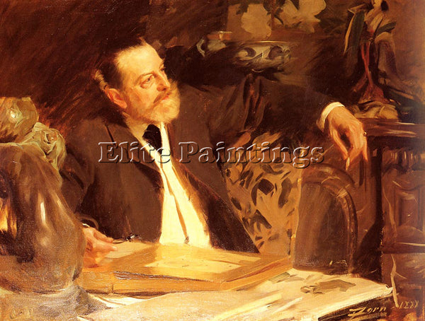 ANDERS ZORN ANTONIN PROUST ARTIST PAINTING REPRODUCTION HANDMADE OIL CANVAS DECO