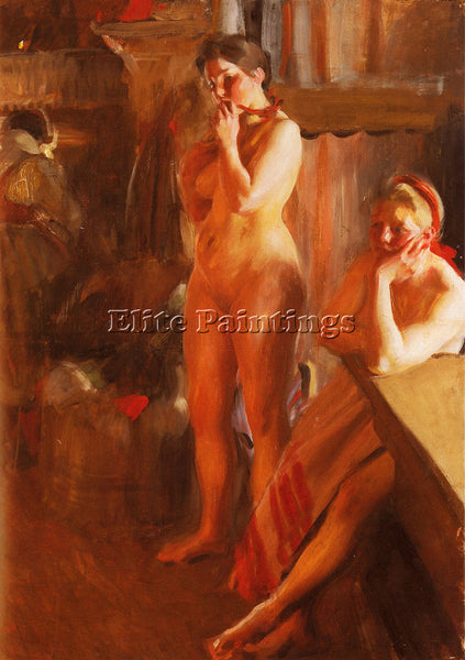 ANDERS ZORN ELDSKEN ARTIST PAINTING REPRODUCTION HANDMADE CANVAS REPRO WALL DECO