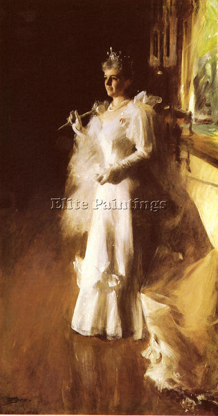 ANDERS ZORN MRS POTTER PALMER ARTIST PAINTING REPRODUCTION HANDMADE CANVAS REPRO