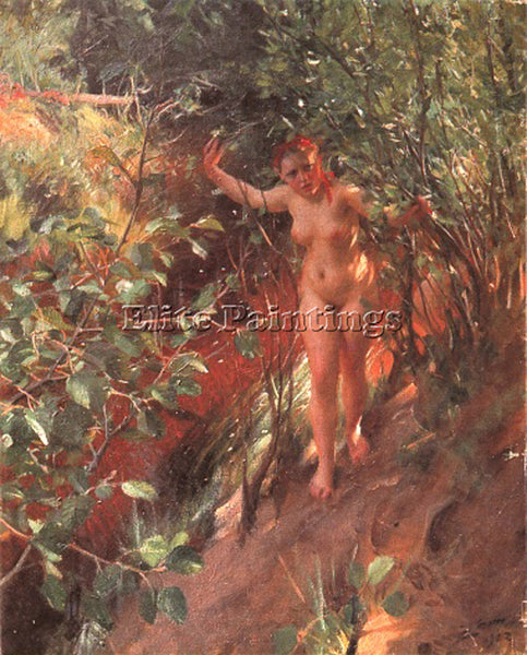 ANDERS ZORN RED SAND ARTIST PAINTING REPRODUCTION HANDMADE OIL CANVAS REPRO WALL