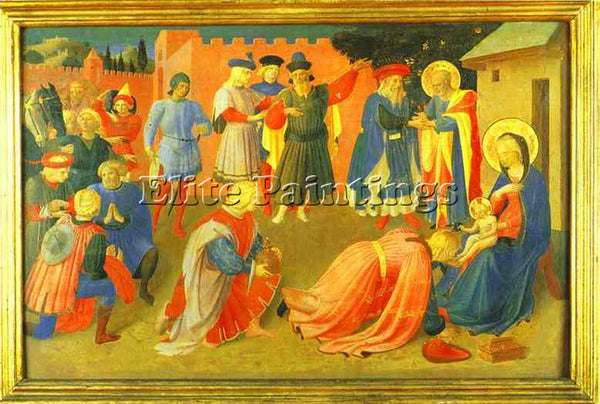 BEATO ANGELICO ANG1 ARTIST PAINTING REPRODUCTION HANDMADE CANVAS REPRO WALL DECO